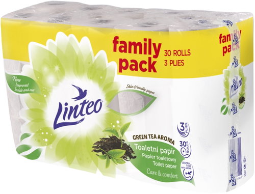 LINTEO Green Tea (30 pcs) - Toilet Paper - Main image